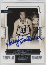 2009 Classics Platinum Significant Signatures 6/25 Harry Gallatin Auto HOF 4r6