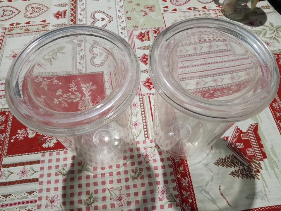 Porta-Bottiglie di vino/alcolici, e ghiaccio, trasparenti. 2 pezzi - Immagine 2 di 4