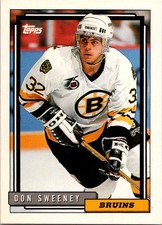 1992-93 Topps #417 Don Sweeney Boston Bruins