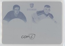 2018 Leaf ITG Stickwork Printing Plate Cyan 1/1 Terry Sawchuk Gump Worsley 7ez