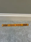 Dunlop tool bags tin shelf strip. Vintage dvertising sign. Not enamel sign.