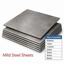 Mild Steel Sheet Metal Square Plate Panel | Cut to Size | 0.8–6mm Thick