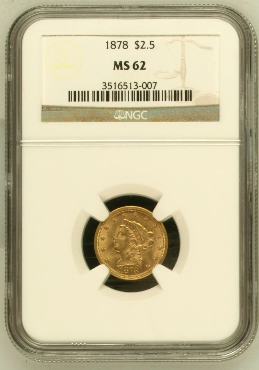 1878 Year Quarter Eagle $2.50 US Gold Coins (Pre - 1933) | Updated