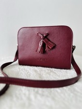 Lkbennett burgundy leather crossbody bag