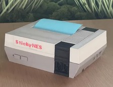 Retro 8-Bit Sticky Note Dispenser Pop-Up Notes 