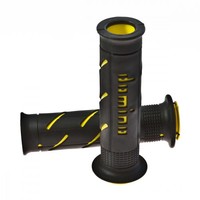 Griffgummi Schwarz/Gelb D.22Mm, L.126Mm Offen