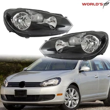 For Volkswagen Golf /Jetta MK6 Wagon 2010-14 Direct Fit Headlight Factory Style