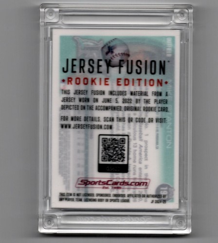 2024 Jersey Fusion Rookie Edition Mike Giancarlo Stanton Rookie Quad Patch 5/5 - Picture 2 of 2