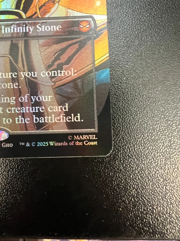 Magic the Gathering The Soul Stone 0243 Marvel's Spider-Man Borderless Foil NM!! - Image 4 of 4