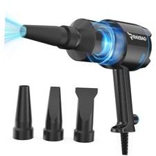 Air Cannon Car Dryer Blower -1300W Filtered 22000FPM Car Black