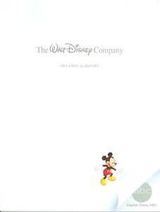 Walt Disney Company Annual Reports, 1995 through 2008