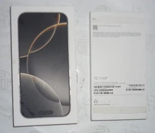 Apple A3083 iPhone 16 Pro Natural Titanium 1TB - Empty Box ONLY