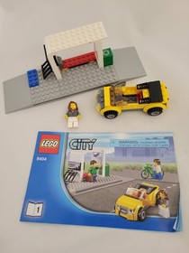Lego 8404 City Public Transport with 5 minifigures and manuals, incomplete