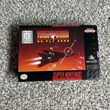 Turn and Burn: No-Fly Zone Nintendo SNES Game CIB Tested/Works