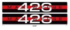 426 Wedge Valve Cover Decal Sticker Set For Dodge Plymouth Chrysler New Usa