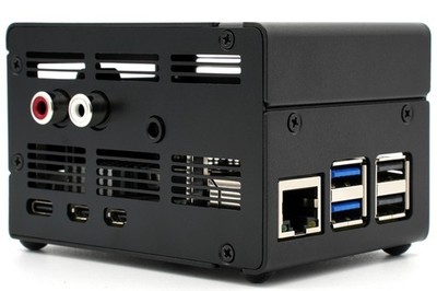 KKSB Case for Raspberry Pi 5 with Audio HAT Support   Compatible Black 
