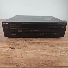 Sony Compact Disc Player CDP-C345 5 DISC CD Changer Tested Working NO REMOTE