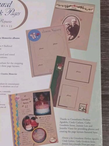 Creative Memories 8.5 x 11 Natural Scrapbook Pages 15 Sh/30 Pg Sealed New - Picture 4 of 9