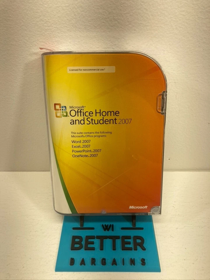 Microsoft MS Office Home and Student 2007 Word Excel PowerPoint OneNote W/ Key - Image 4 of 4