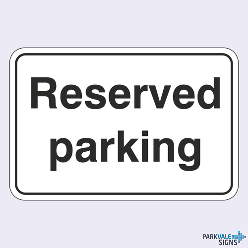 Reserved Parking Sign - 第 1/1 張圖片