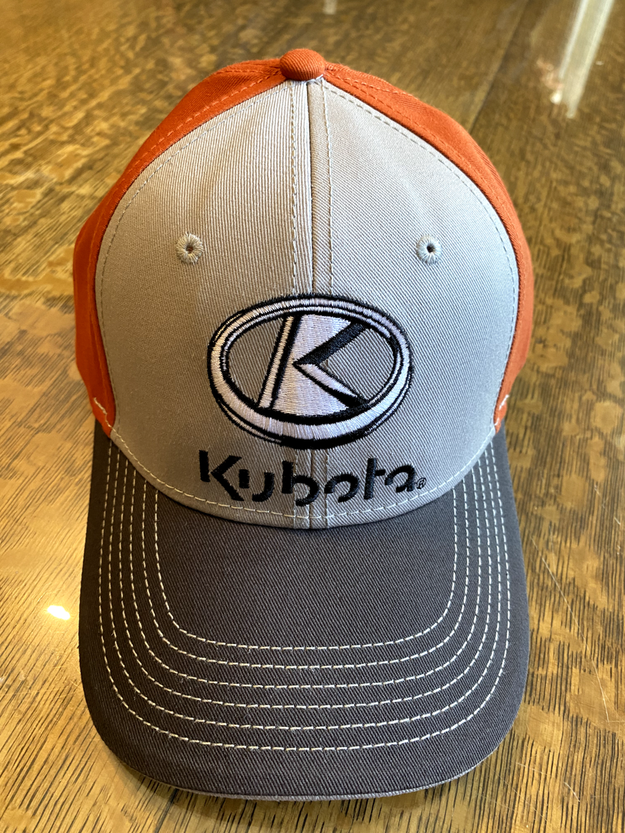 NWT KUBOTA Tractor skidsteer equipment Tri-color baseball hat cap