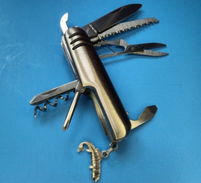 Multi Function Pocket Knife with Fish Charm