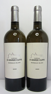 (33,33 /L) 2 x 0,75L Chateau La Grande Clotte Bordeaux Blanc 2020   Alc.: 15 %