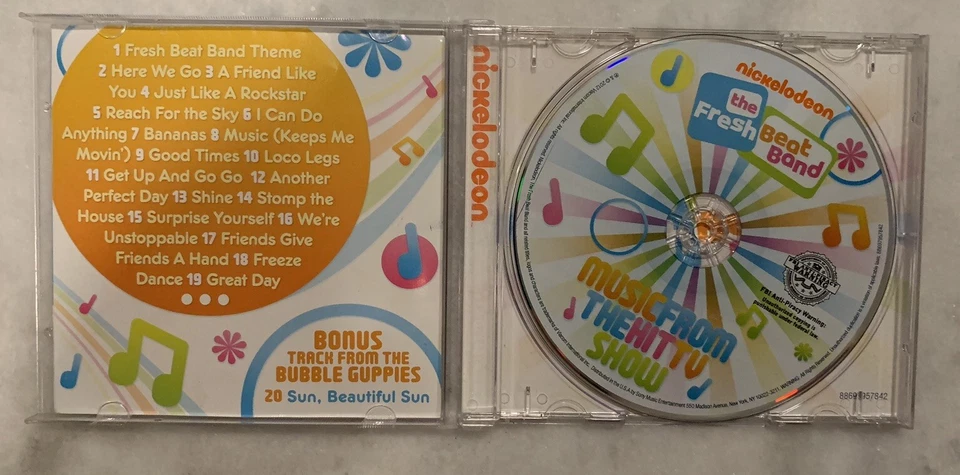 The  Fresh Beat Band: Music from the Hit TV Show CD 2012 Nickelodeon, Rare, OOP - Image 3 of 3