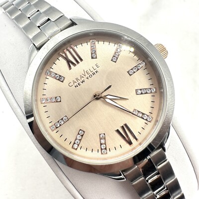 Caravelle New York By Bulova Stainless Steel Rose Gold  display picture 2