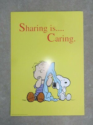 Vintage Argus Peanuts Snoopy Classroom Childs Room Poster Linus 19x13.5 ...