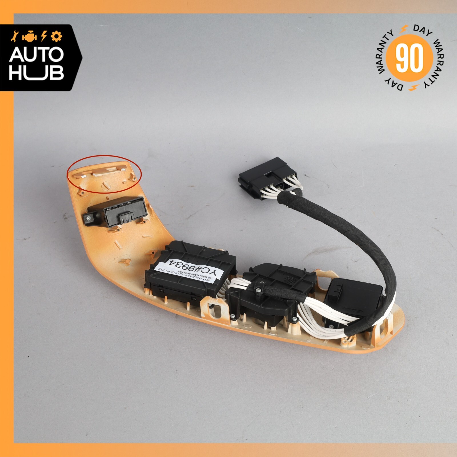 03-13 Maserati Quattroporte M139 Front Right Seat Control Switch 980145149 OEM