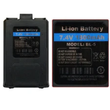 Baofeng 1800mAh Li-ion Battery for Baofeng UV-5R Dual Band Ham Two-way Radio HT