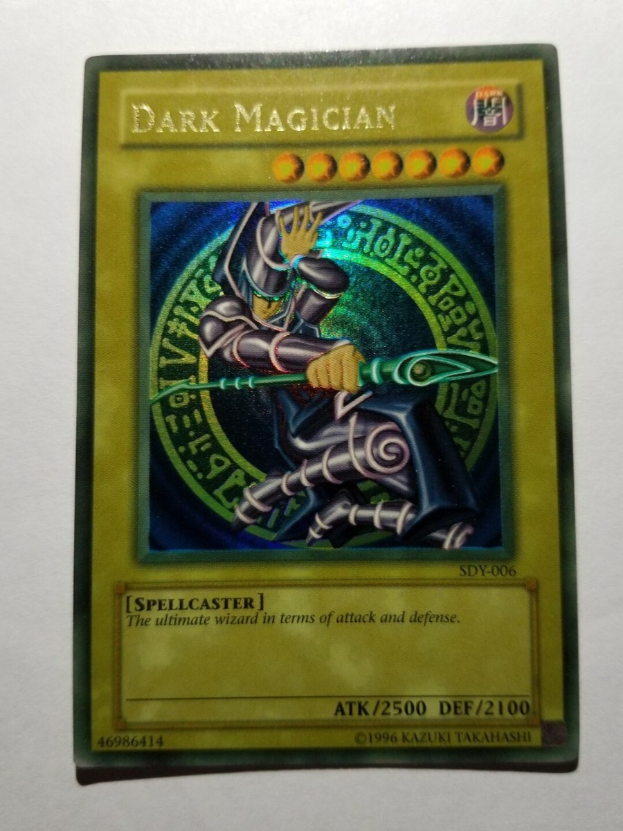 Yugioh Dark Magician Holo 1996 Great Condition | eBay