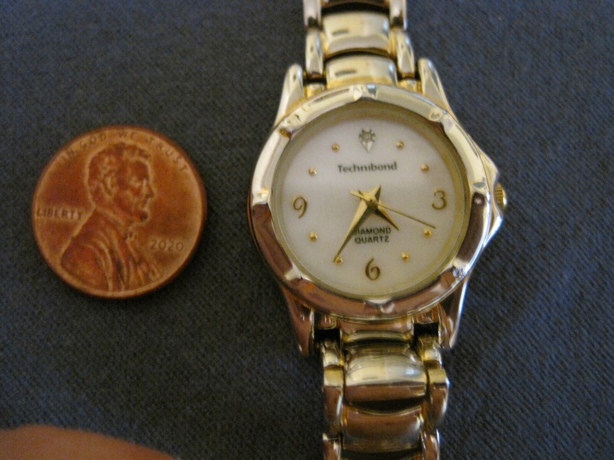 H592 ladys sterling silver TECHNIBOND quartz watch bracelet  display picture 1