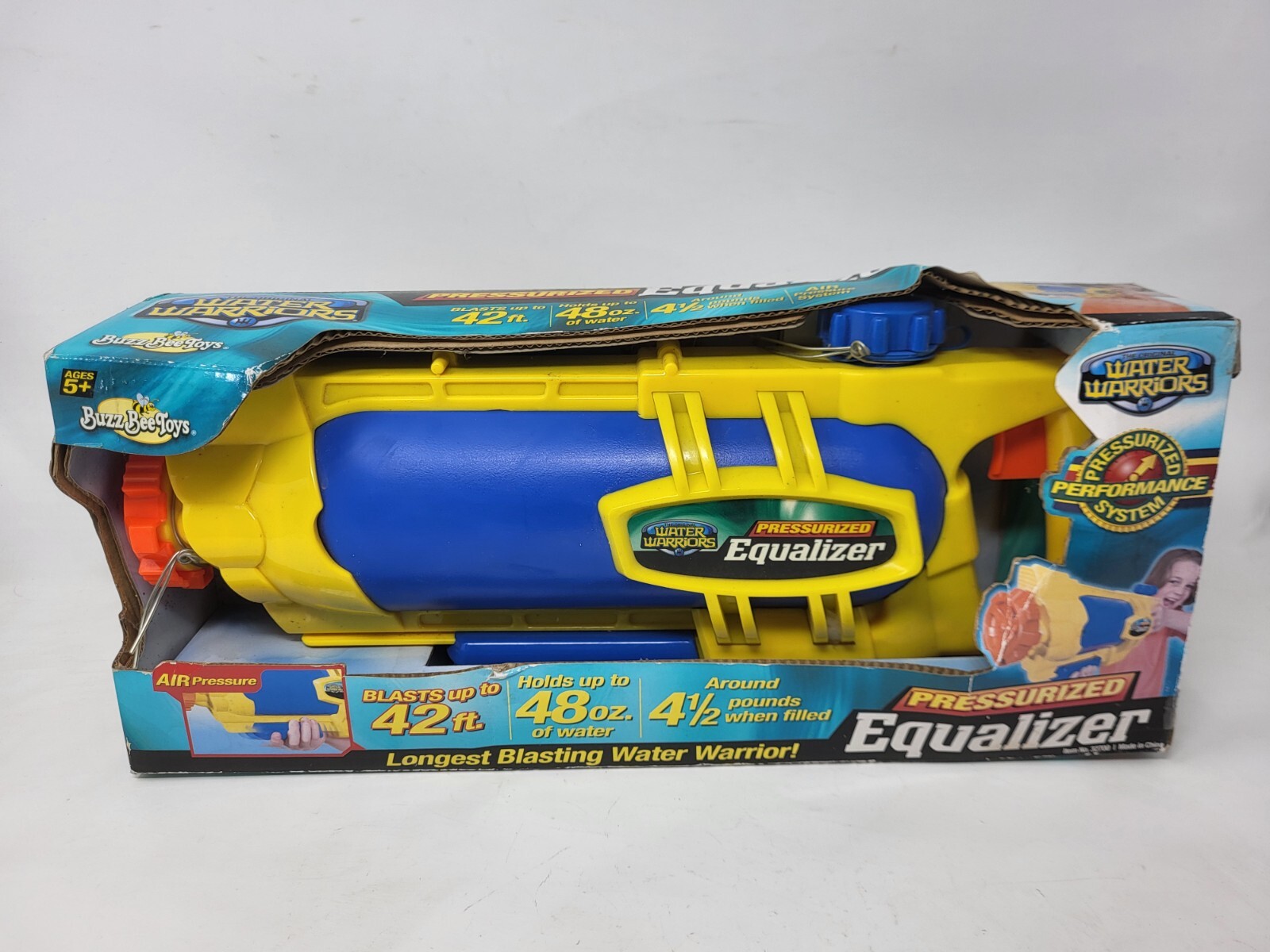 Buzz Bee Toys Water Warriors Equalizer Water Gun Unused Package Has