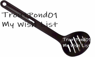Tupperware Utensil Kitchen Duos Replacement Cooking Tools Skimmer Strainer Black