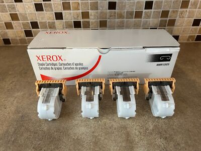 CARTON OF 4 XEROX 008R12925 BOOKLET MAKER WITH 20,000 STAPLES PER BOX URU-62