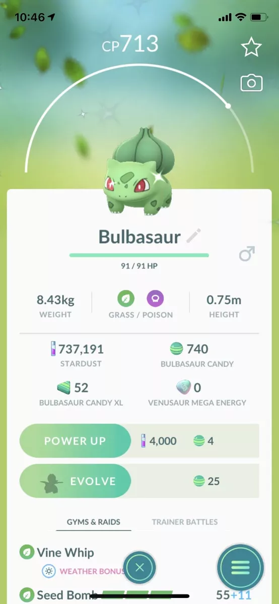 Pokemon Shiny Bulbasaur 1