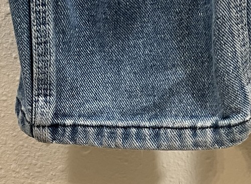 Dickies Carpenter Overalls Unisex Kids Small Medium To Light Wash Denim - Picture 7 of 19