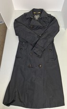 Nobis Ladies Trench Coat Poppy Black Xs Nwt Waterproof Rainproof Raincoat Belted