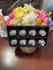 Casa Decor Set Of 8 Silver Hammered Finish Dr...