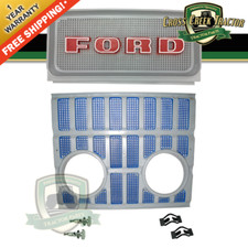 C9nn8a163ag & D1nn8151b 2 Pc Grille Kit W/ Headlight Holes For Ford Tractors+