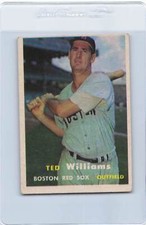 1957 Topps #1 Ted Williams Red Sox VG/EX *DA-B8006