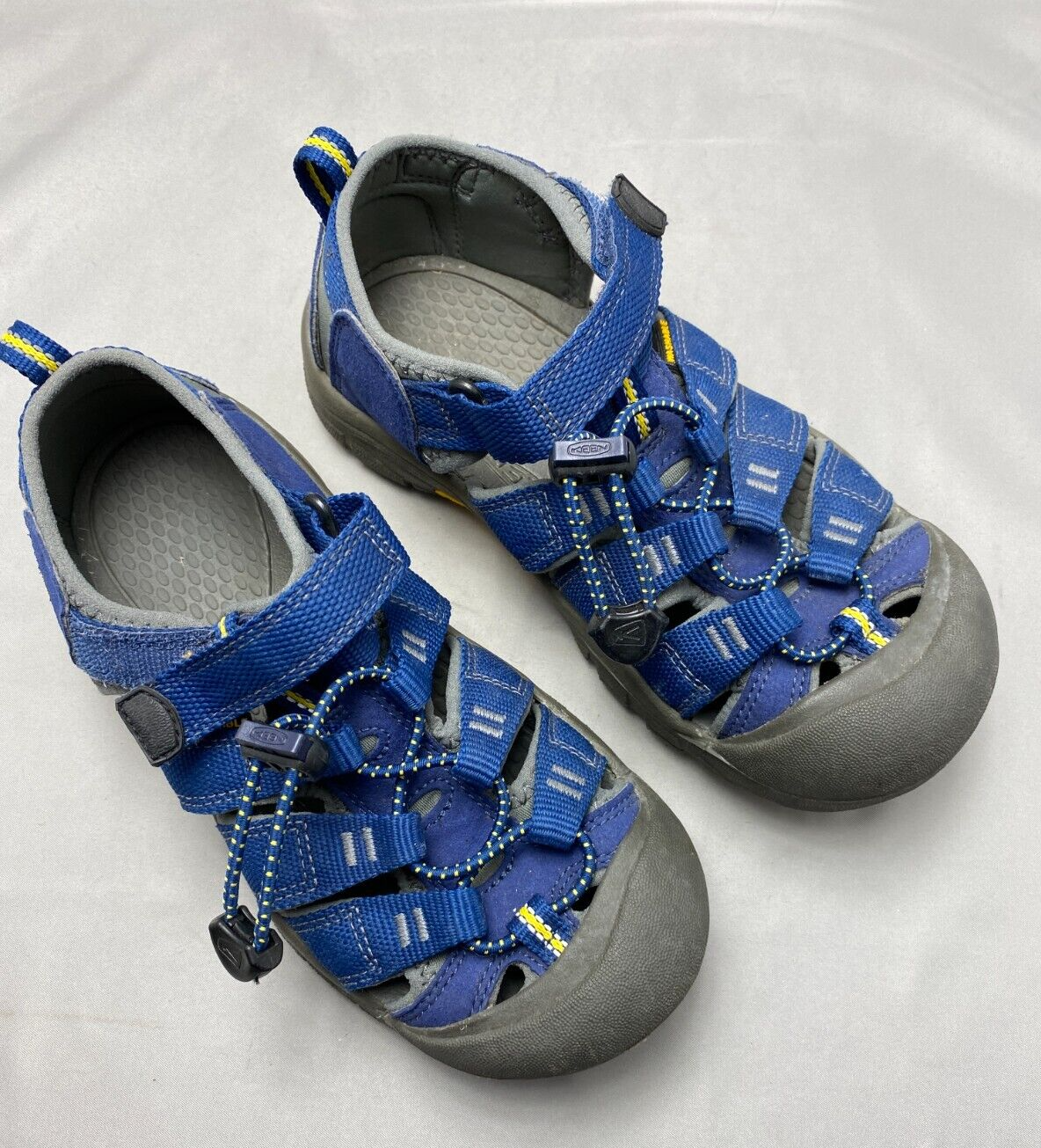 Sandali da acqua Keen Newport H2 bambini grandi 2 scarpe blu punta chiusa outdoor gorpcore
