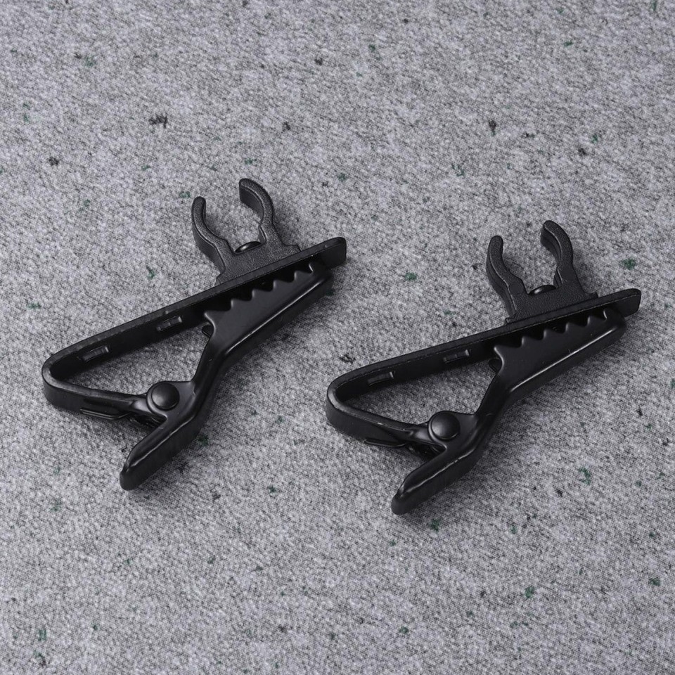 10 Pcs Lapel Tie Clip Lavalier Wireless Mic Holder Mini Megaphone