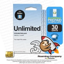 🚀 Guatemala UNLIMITED DATA Prepaid Travel SIM Roaming Hotspot 3GB4G