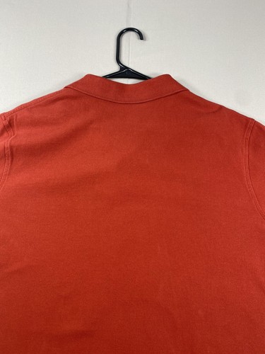 Lands End Polo Shirt Mens XL Extra Large Red Traditional Fit Cotton Short Sleeve - Picture 11 of 12