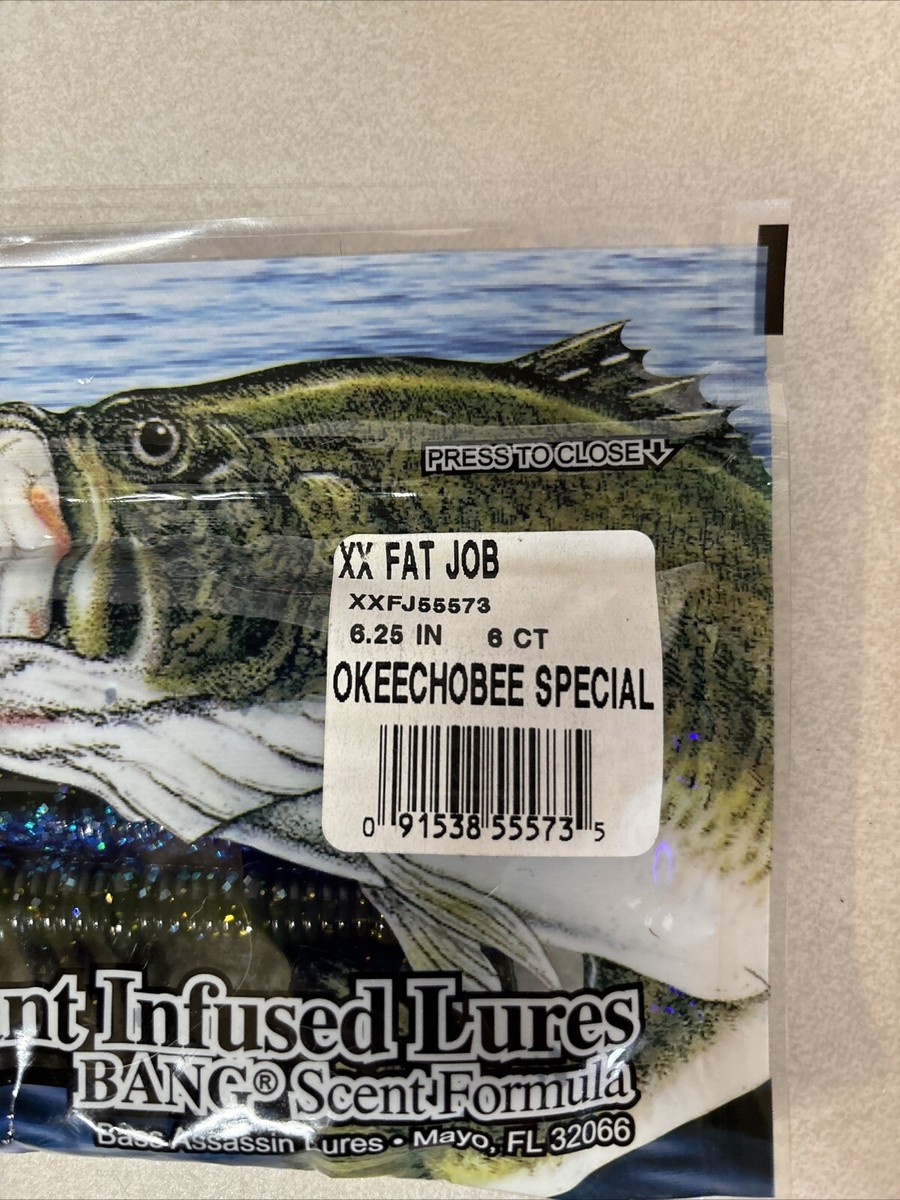 Leurre Turbo Shad 4 Bass Assassin 10cm Cantaloupe - Leurres souples