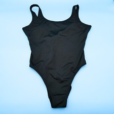 Victorias Secret Black Medium Wide Strap Padded One Piece Bikini VS Swimsuit New