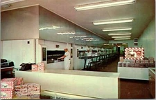 Home of Old Fashion Claxton Fruit Cake Claxton Bakery Georgia Postcard